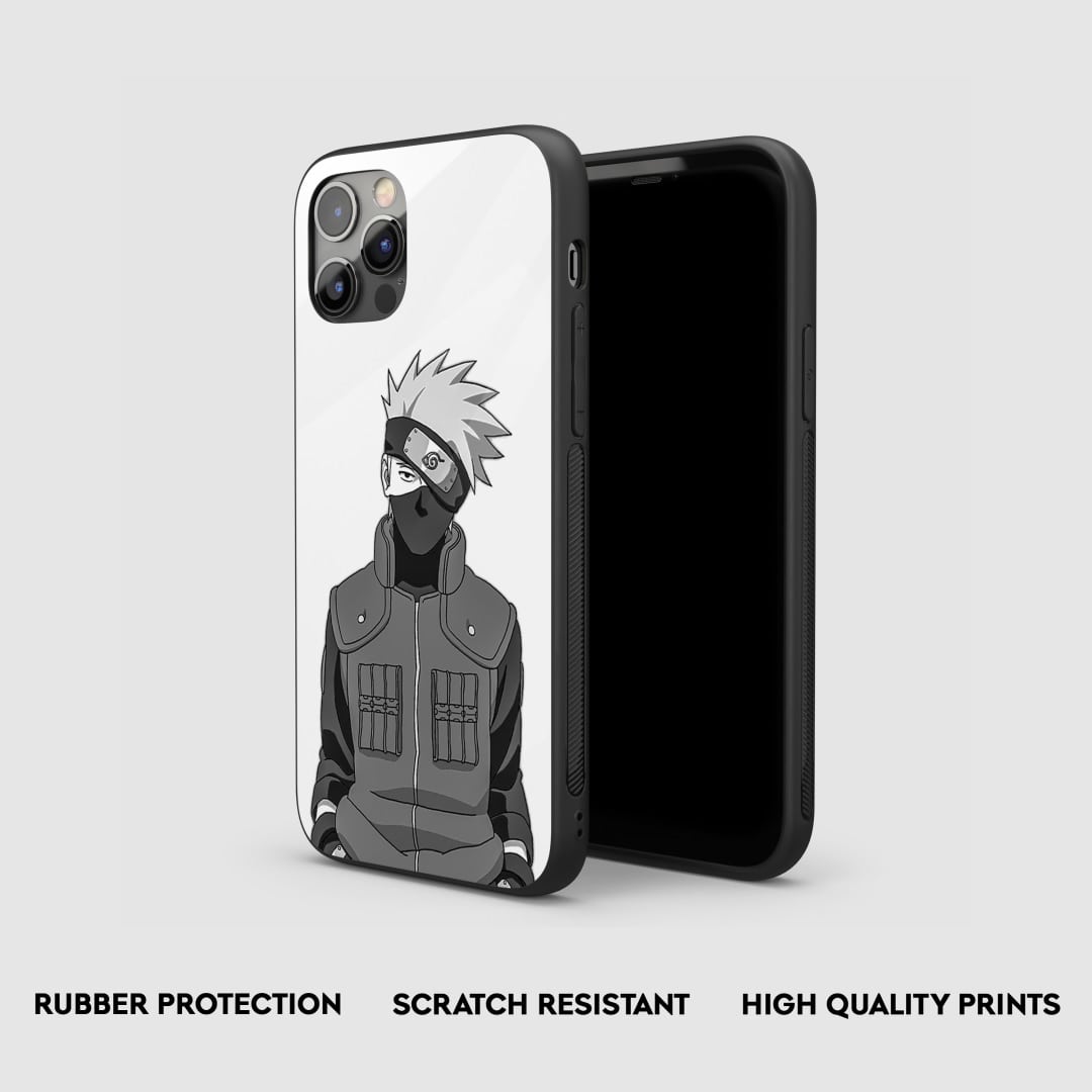 Kakashi White Silicone Armored Phone Case by Anime Phone Cover