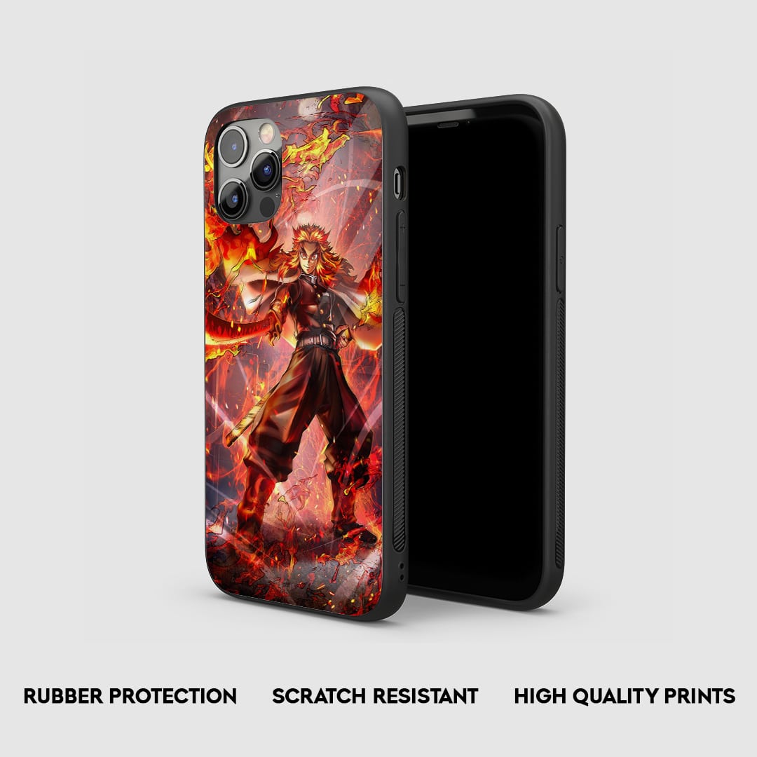 Kyojuro Rengoku Action Silicone Armored Phone Case by Anime Phone Cover