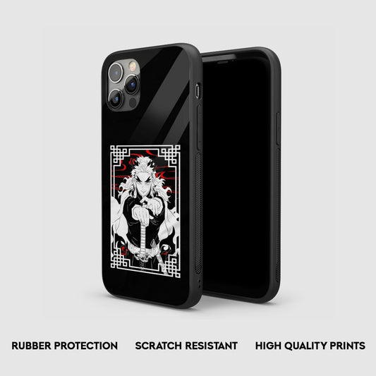 Kyojuro Minimal Silicone Armored Phone Case by Anime Phone Cover