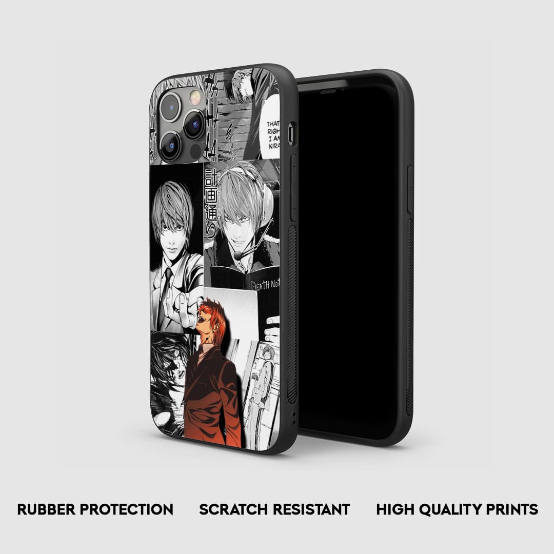 Light Yagami Manga Silicone Armored Phone Case by Anime Phone Cover