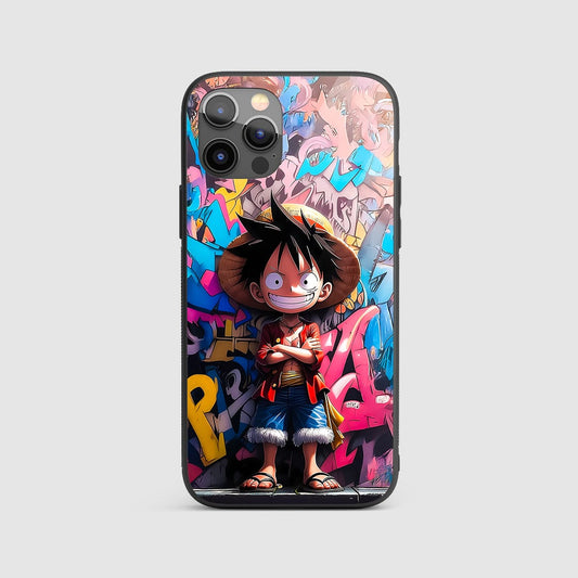 Luffy Graffiti Silicone Armored Phone Case by Anime Phone Cover