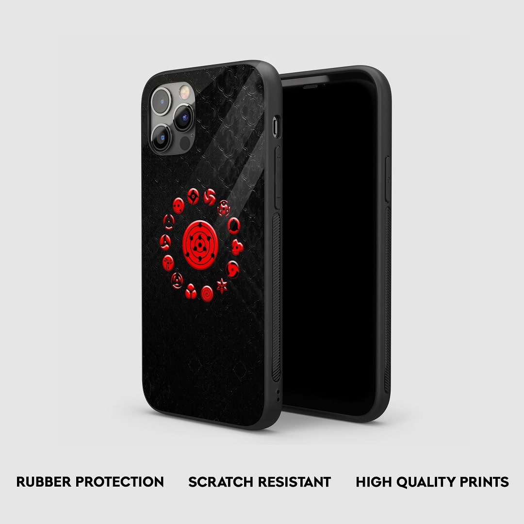 Mangekyou Sharingan Silicone Armored Phone Case by Anime Phone Cover