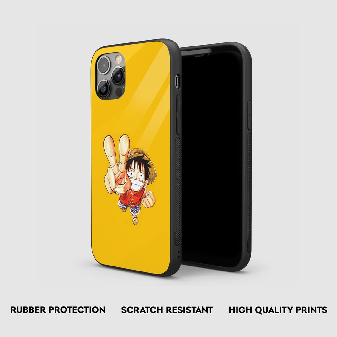 Monkey D Yellow Silicone Armored Phone Case by Anime Phone Cover