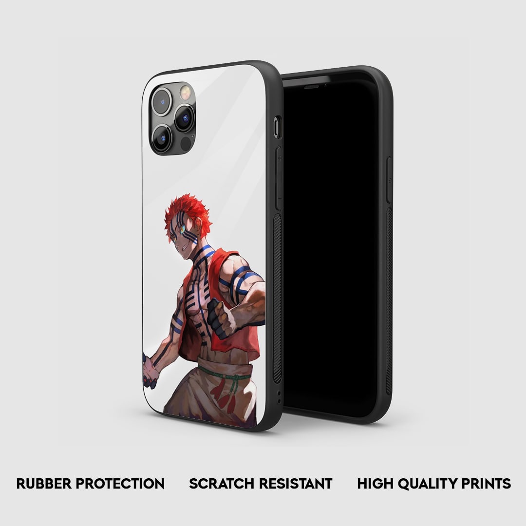 Muzan White Silicone Armored Phone Case by Anime Phone Cover