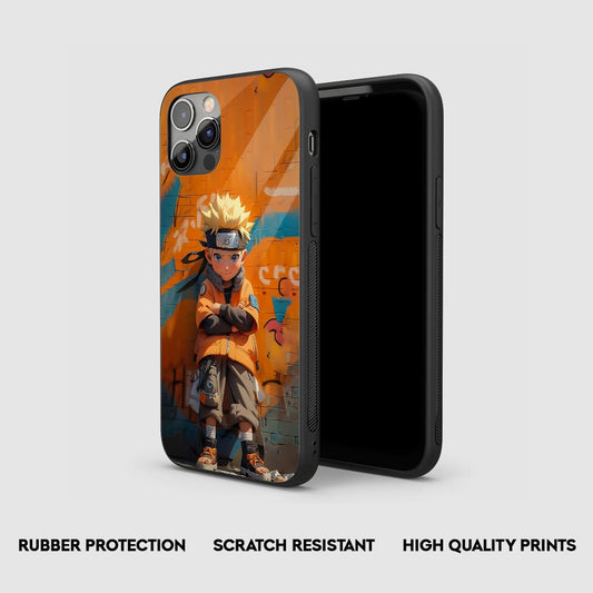 Naruto Graffiti Silicone Armored Phone Cover