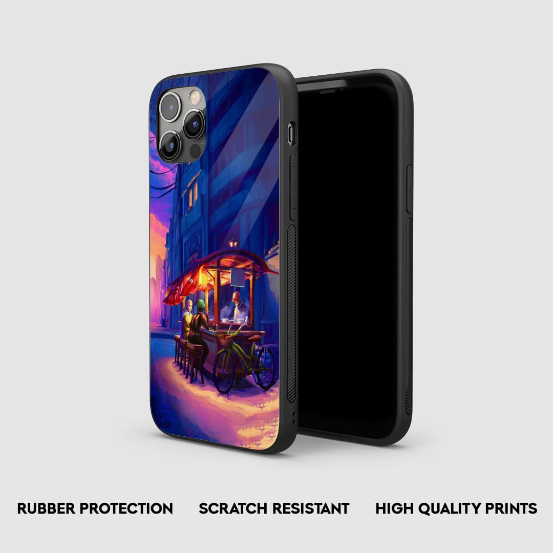 One Punch Man Street Silicone Armored Phone Case by Anime Phone Cover