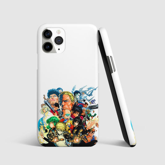 One Punch Man White Phone Cover