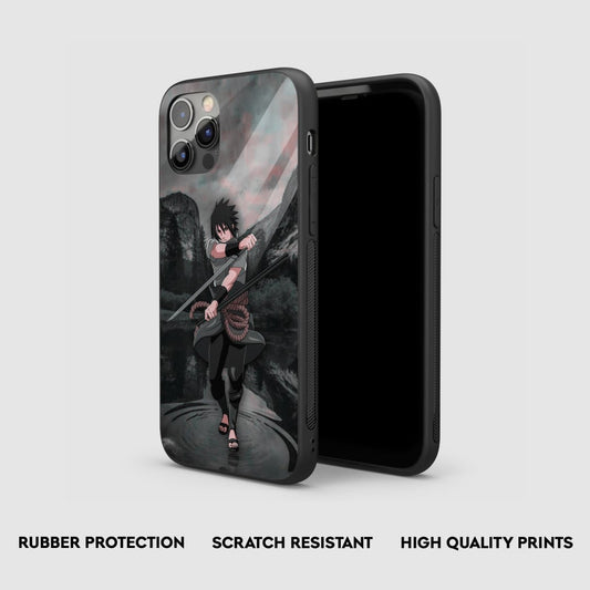 Sasuke Jutsu Silicone Armored Phone Case by Anime Phone Cover