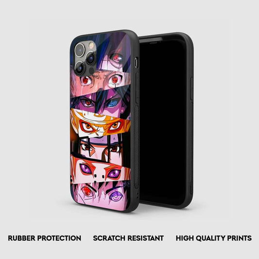 Naruto Shippuden Eye Art Silicone Armored Phone Case