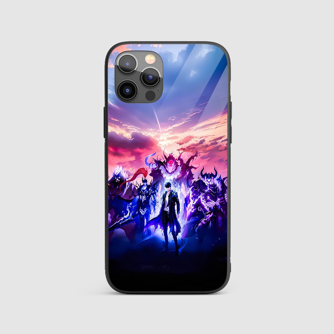 Solo Leveling Scene Silicone Armored Phone Case by Anime Phone Cover