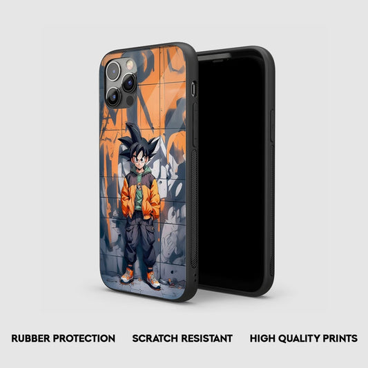 Son Goku Graffiti Silicone Armored Phone Case