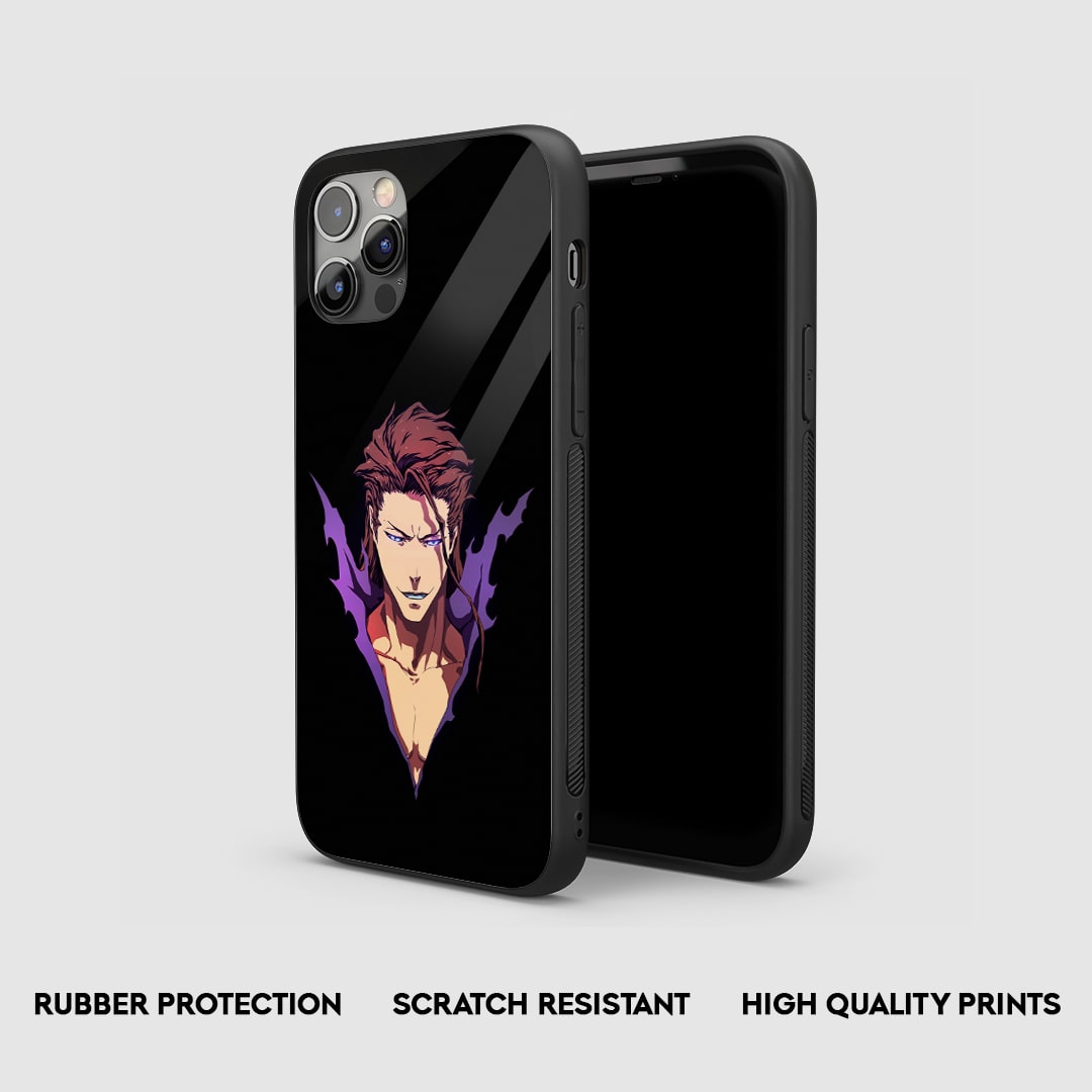 Sosuke Aizen Black Silicone Armored Phone Case by Anime Phone Cover