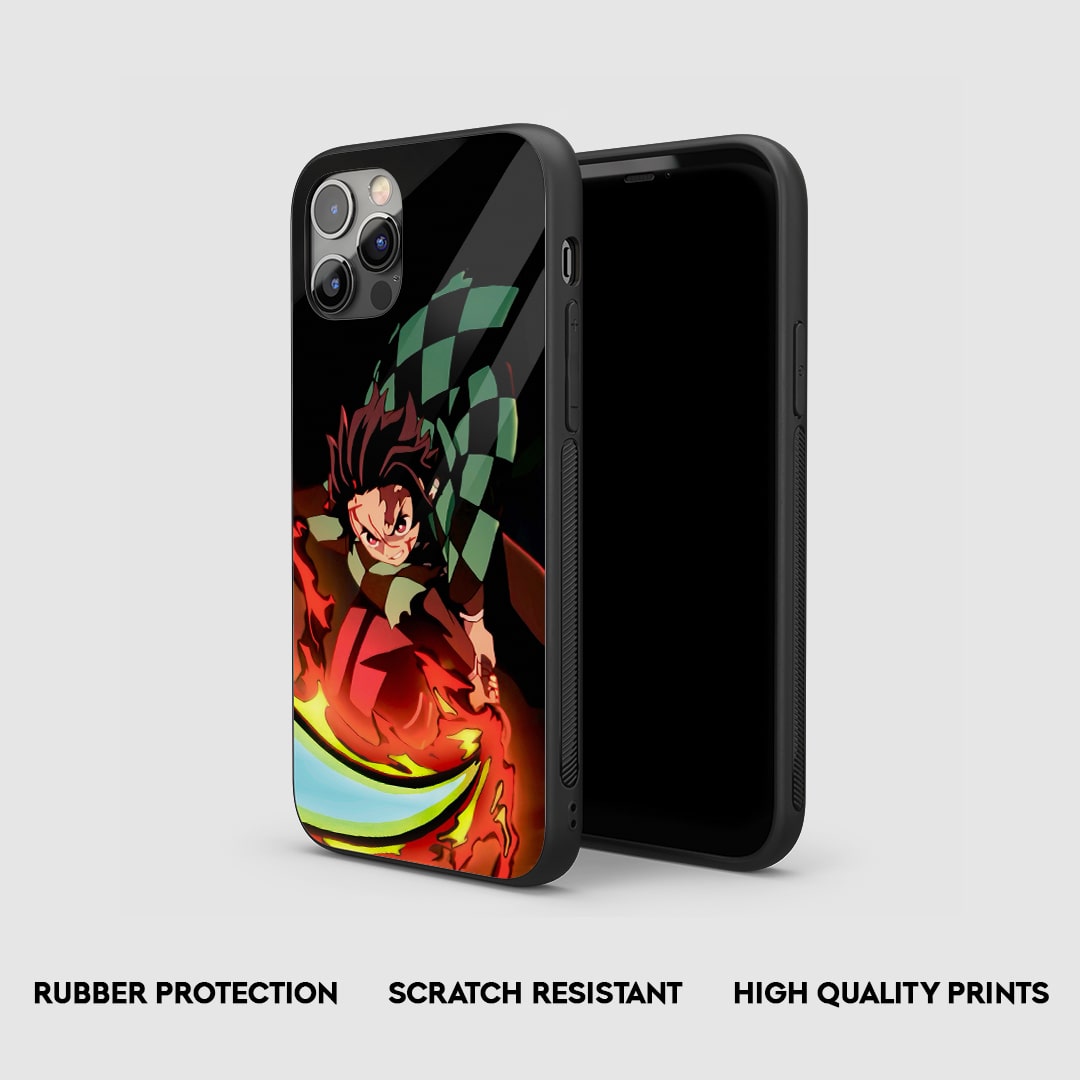 Tanjiro Action Silicone Armored Phone Case by Anime Phone Cover