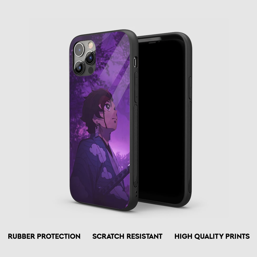 Tanjiro Aesthetic Silicone Armored Phone Case by Anime Phone Cover
