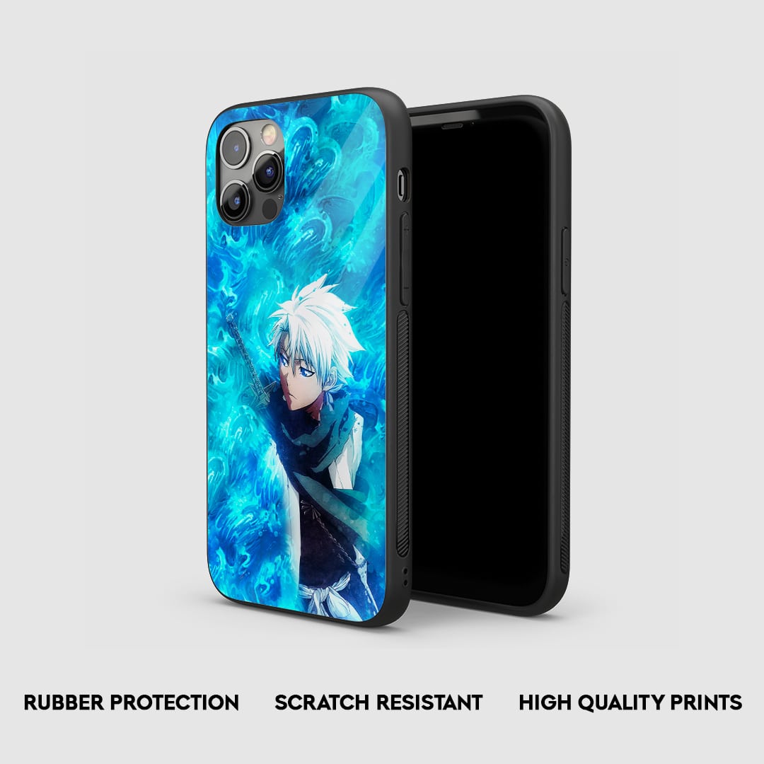 Toshiro Blue Silicone Armored Phone Case by Anime Phone Cover