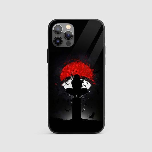 Uchiha Clan Symbol Silicone Armored Phone Case by Anime Phone Cover
