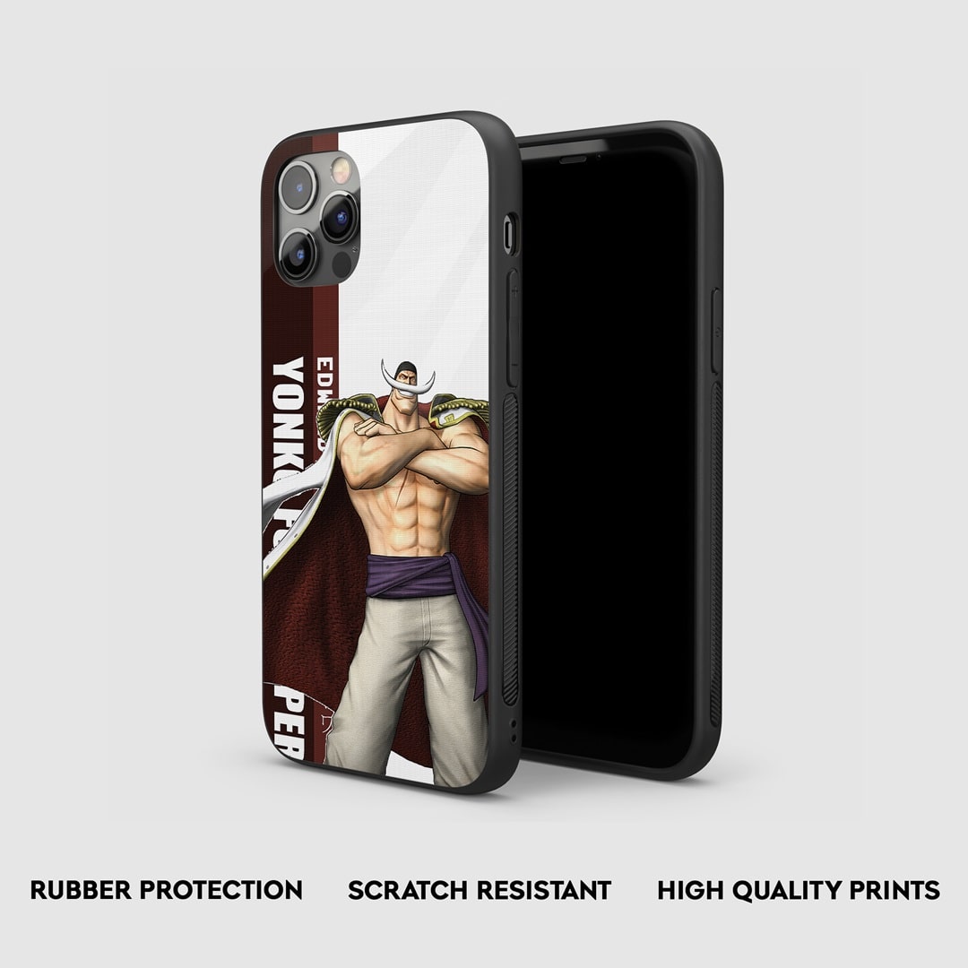 Whitebeard Graphic Silicone Armored Phone Case by Anime Phone Cover