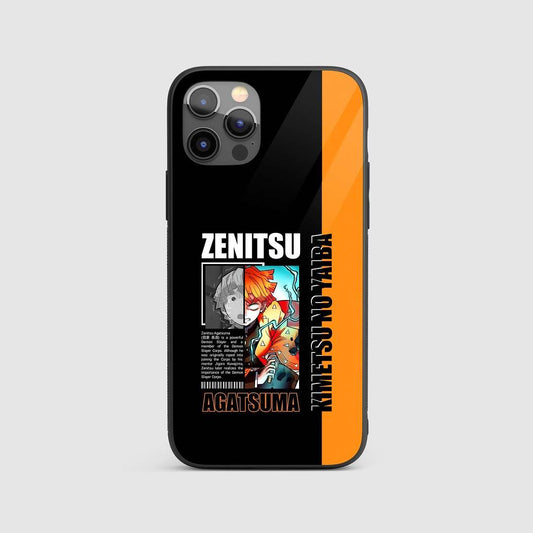 Zenitsu Black & Orange Silicone Armored Phone Case