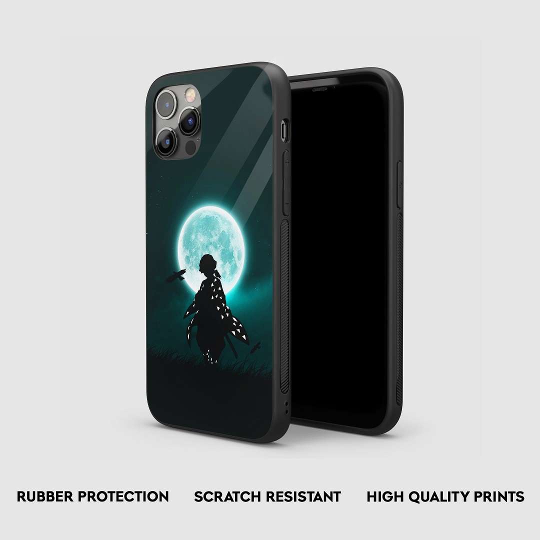 Zenitsu Blue Moon Silicone Armored Phone Case by Anime Phone Cover