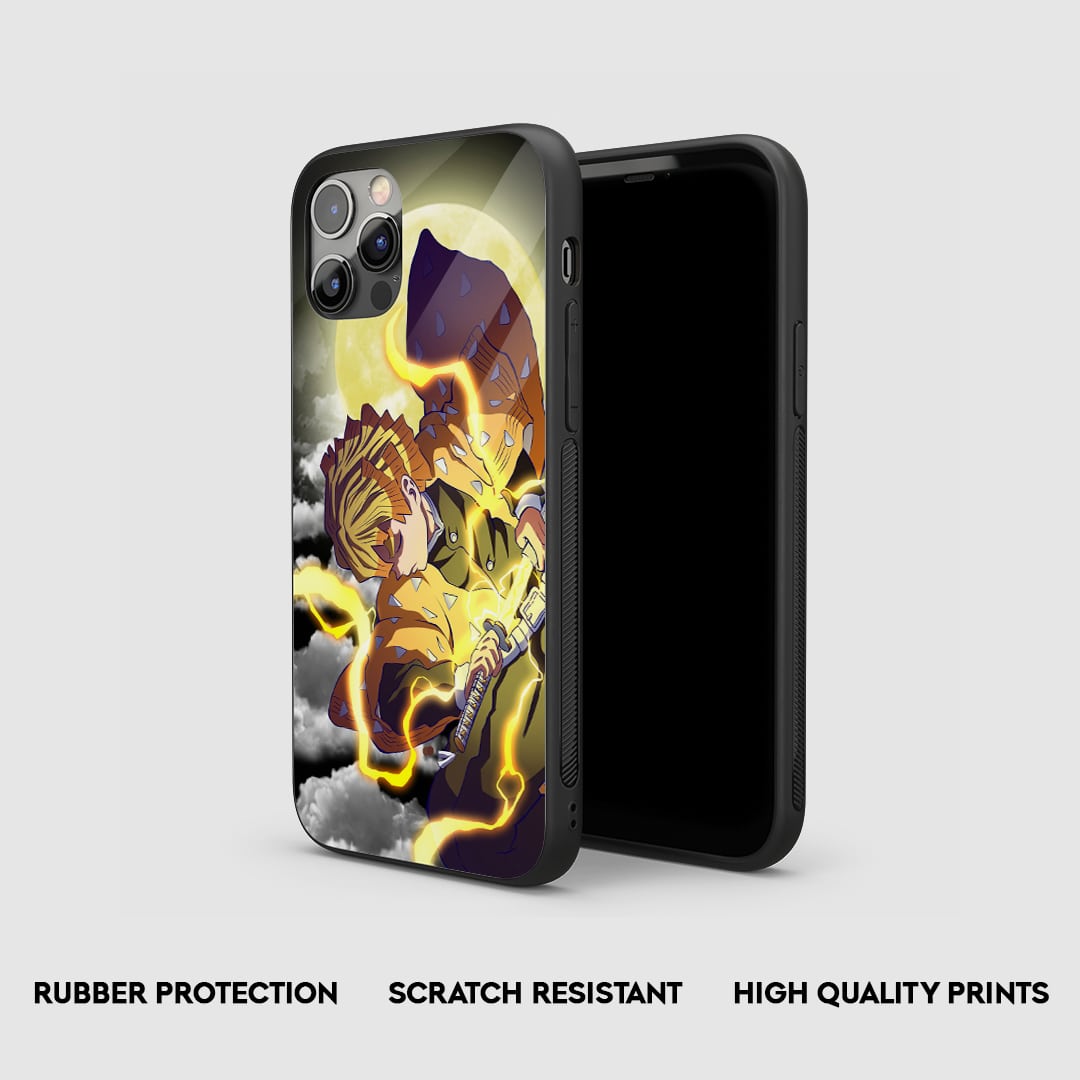 Zenitsu Katana Silicone Armored Phone Case by Anime Phone Cover