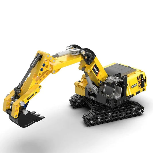 MOC City Mini Excavator Truck Bricks Toys 65003