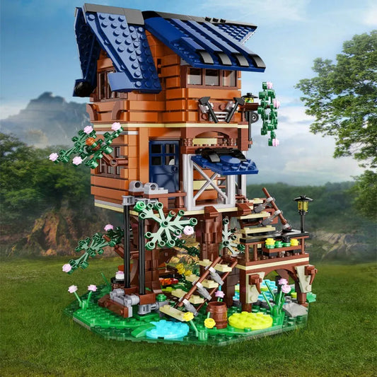 MOC Creator Expert Four Seasons Tree House Bricks Toy