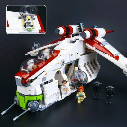 MOC 05041 Star Wars Republic Gunship Cruiser Bricks Toy