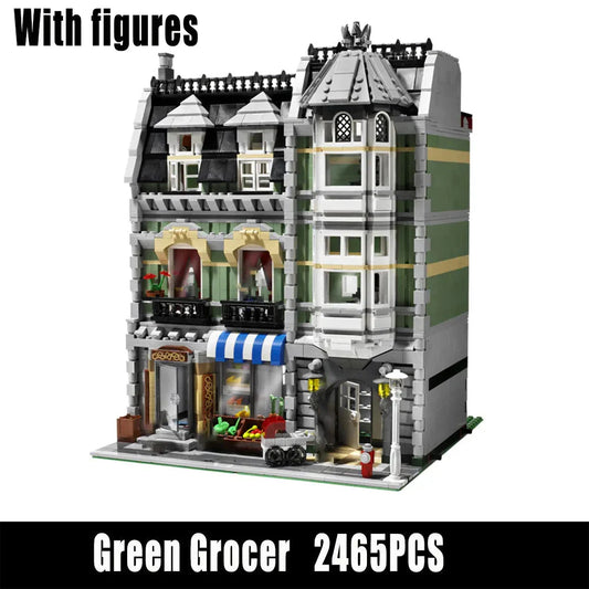 Creator Expert City MOC Green Grocer Store Bricks Toy