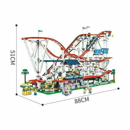 MOC 15039 Creator Expert Motorized Roller Coaster Bricks Toys