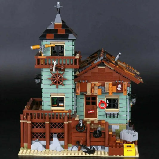 MOC 16050 Creator Expert Old Fishing Store Bricks Toys