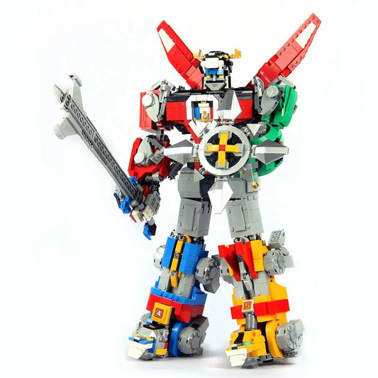 MOC 16057 Voltron Defender Transformed Bricks Toy