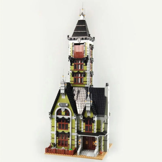 MOC 2025 Creator Expert Monster Haunted House Bricks Toy
