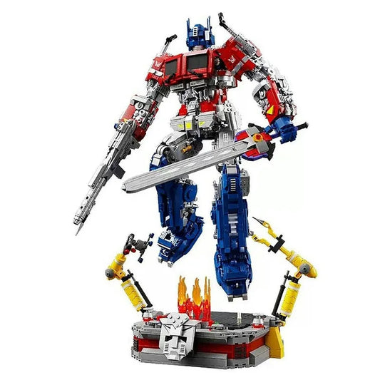 MOC 6008 Optimus Prime Defender Justice Bricks Toys
