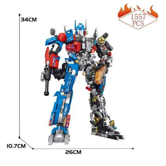 MOC 7038 Optimus Prime Mecha Justice Robot Bricks Toy