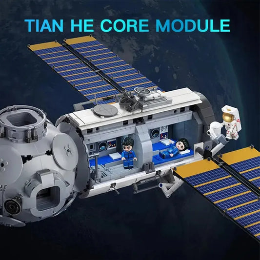 MOC Aerospace Ideas Space Station Core Module Bricks Toy