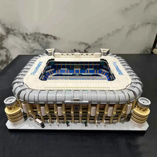 MOC City Expert Real Madrid Football Stadium Bricks Toy