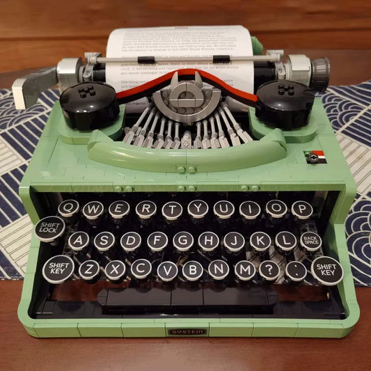 MOC Creative Expert Retro Typewriter Bricks Toy 66886