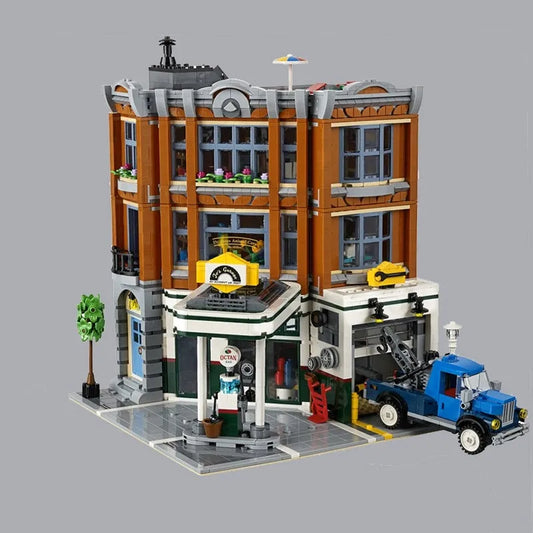 MOC Creator Expert City Corner Garage Bricks Toys EU