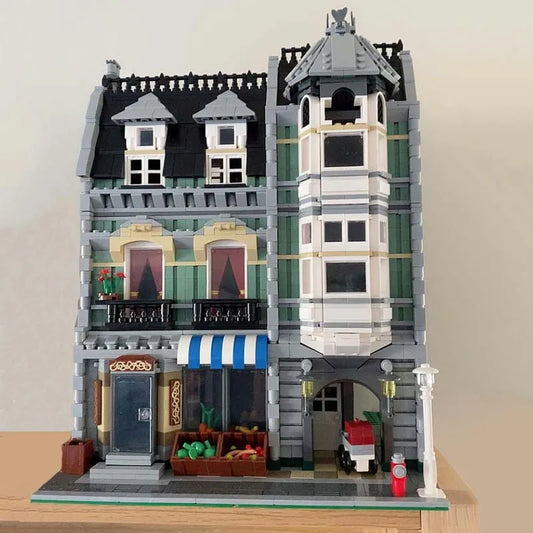 MOC Creator Expert City Green Grocer Store Bricks Toys EU