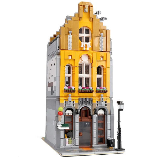 MOC Creator Expert City Ice Cream Shop Bricks Toy