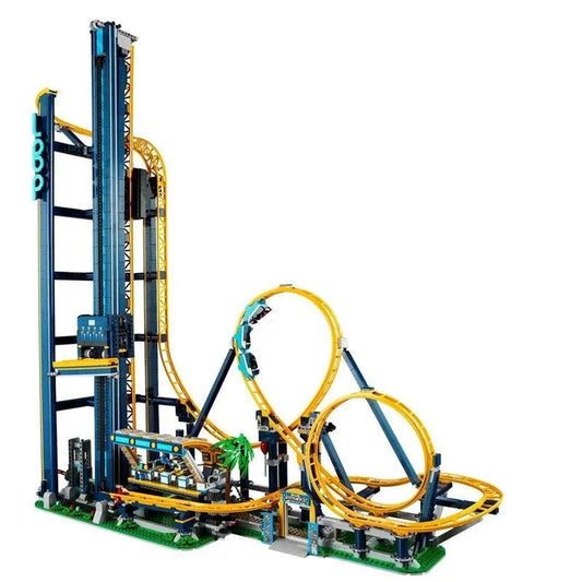 Creator Expert MOC City Loop Roller Coaster Bricks Toy 13003