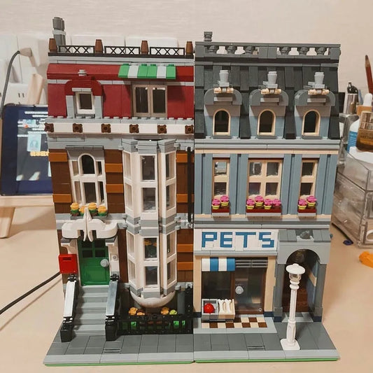 MOC Creator Expert City Pet Shop Store Bricks Toys EU