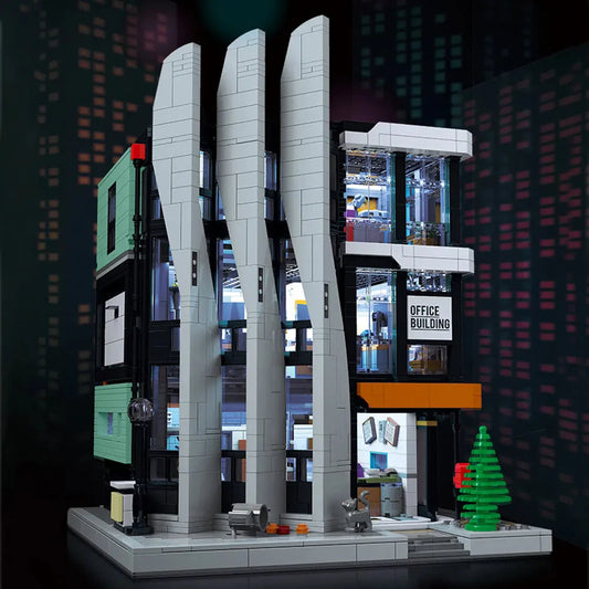 Street City  Experts MOC The Office Building Bricks Toys