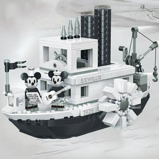 MOC Creator Idea Steamboat Willie Bricks Toys 16062