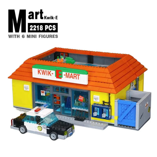 Creator Movie MOC The Simpsons Kwik E Mart Bricks Toys