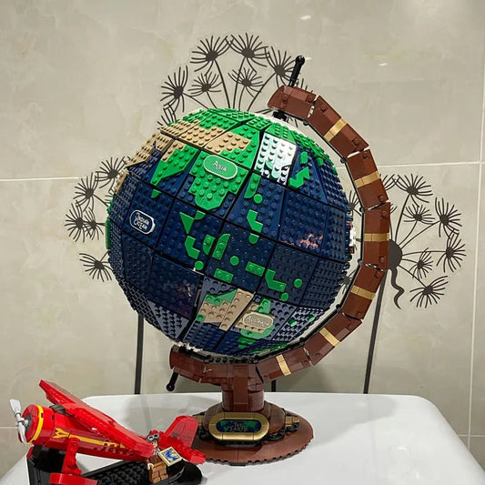 MOC Expert 95335 Earth Globe World Map Bricks Toys