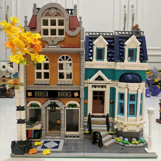 MOC Expert Creator City Bookshop Store Bricks Toys 10201