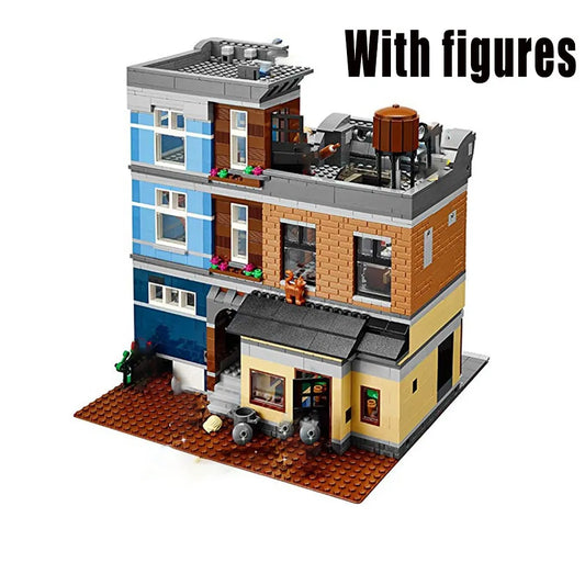MOC Expert Creator City Detective's Office Bricks Toy 15011