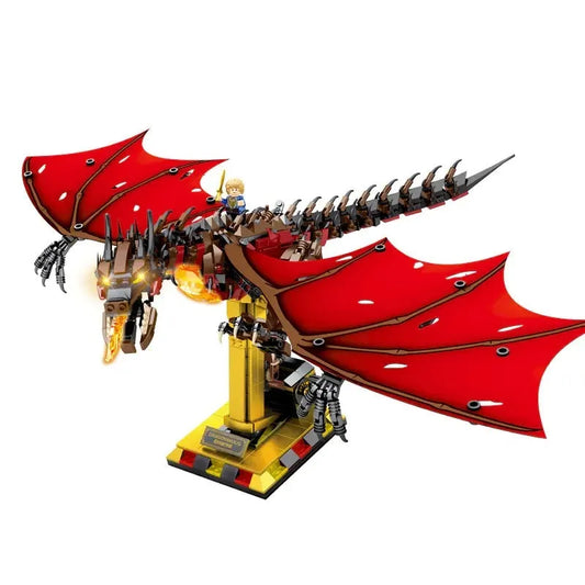 MOC Expert Movie Smaug Dragon Bricks Toys 13003