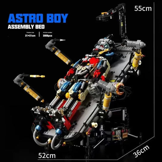 MOC Experts Astro Boy Bed Mecha Robot Bricks Toys 52016